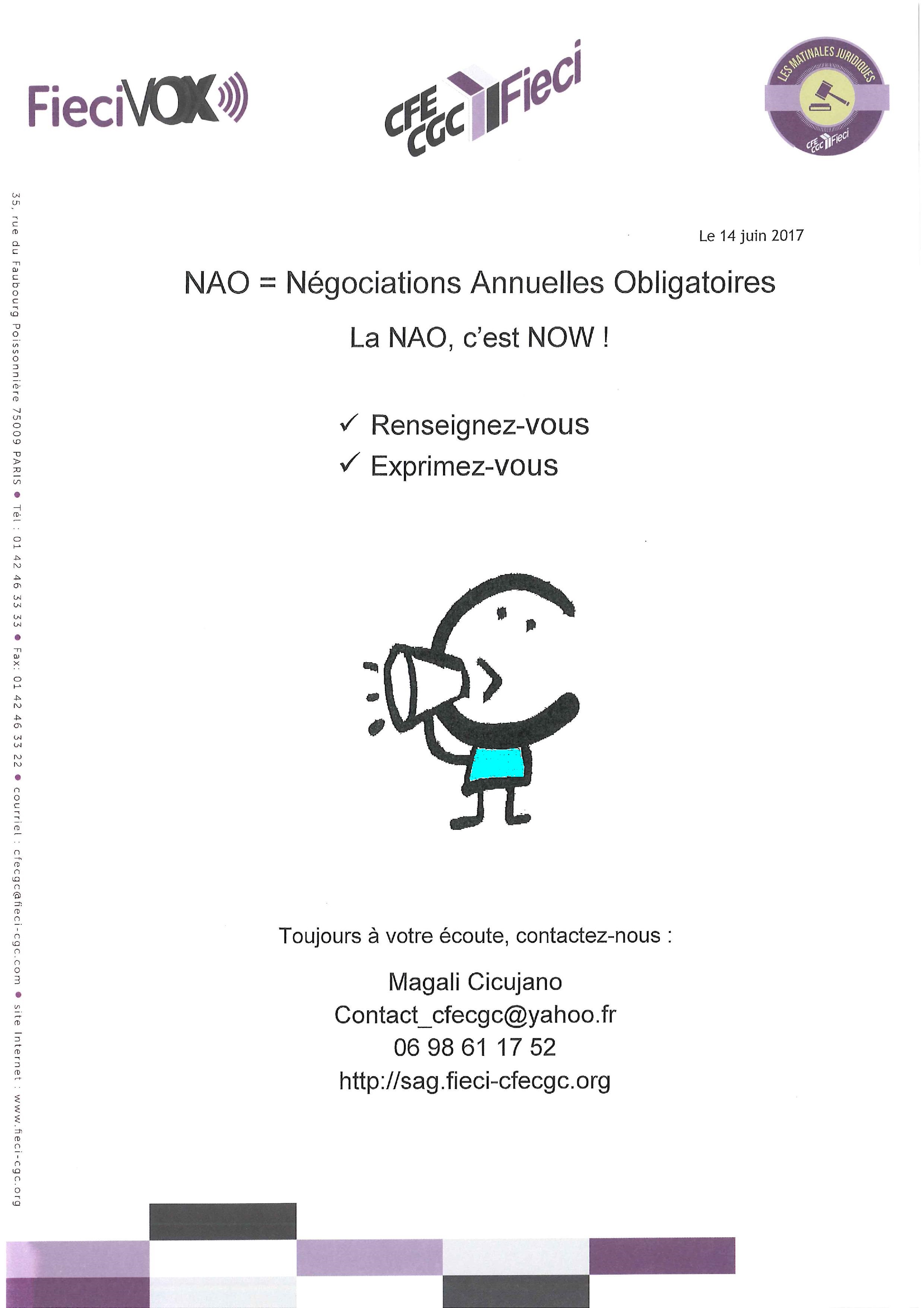 NAO juin 2017