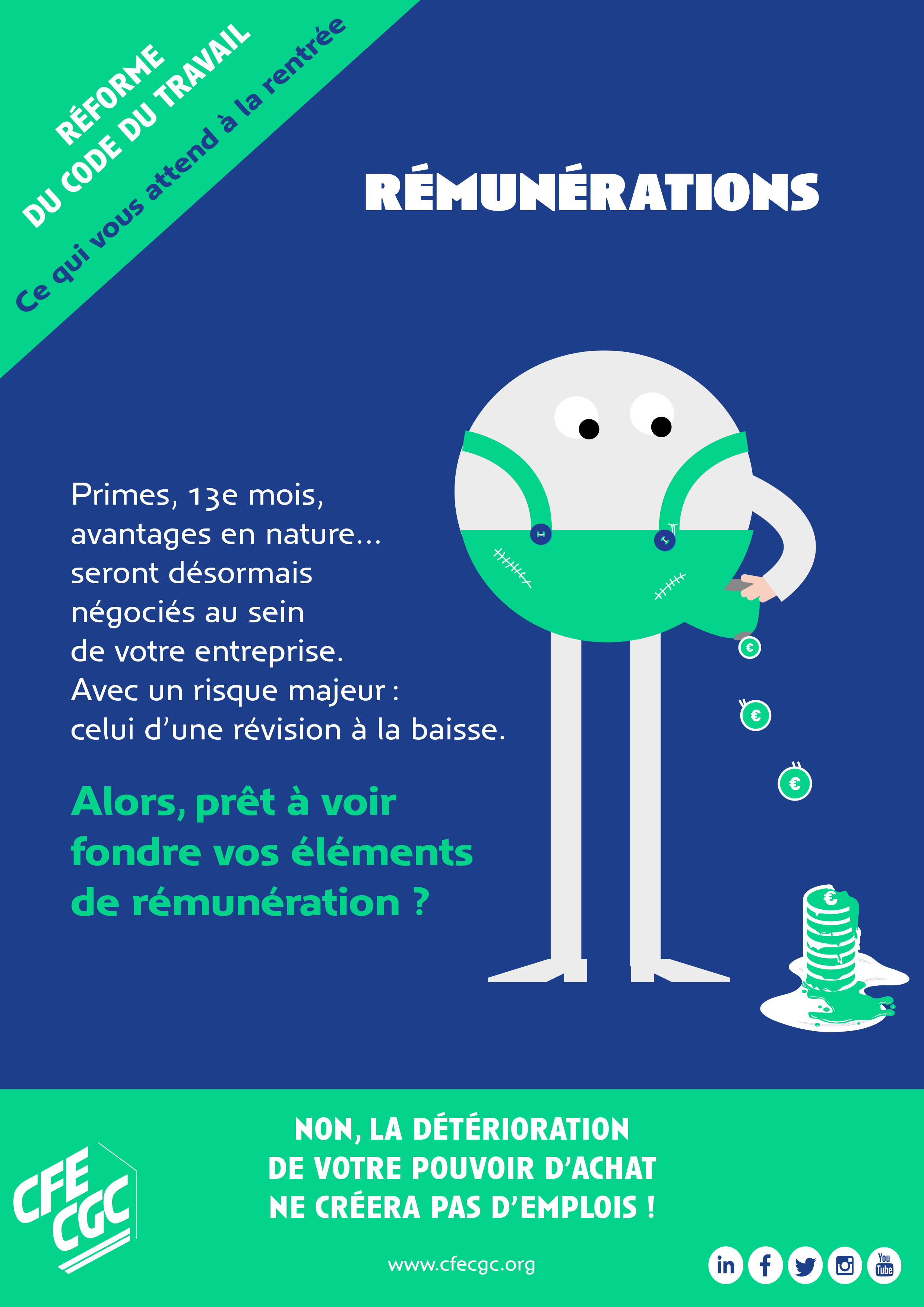 Réforme du code du travail – Ce qui vous attend à la rentrée – Rémunération